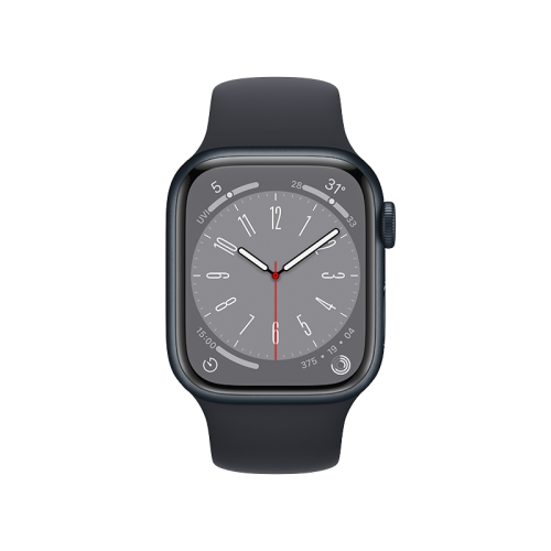 Apple Watch Series 8 GPS 45mm Midnight Aluminium Case with Midnight Sport Band