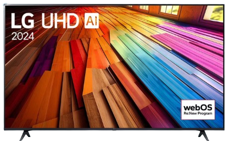 LG UHD TV AI UT80 75 inch 4K Smart TV 2024 (75UT8050PSB)