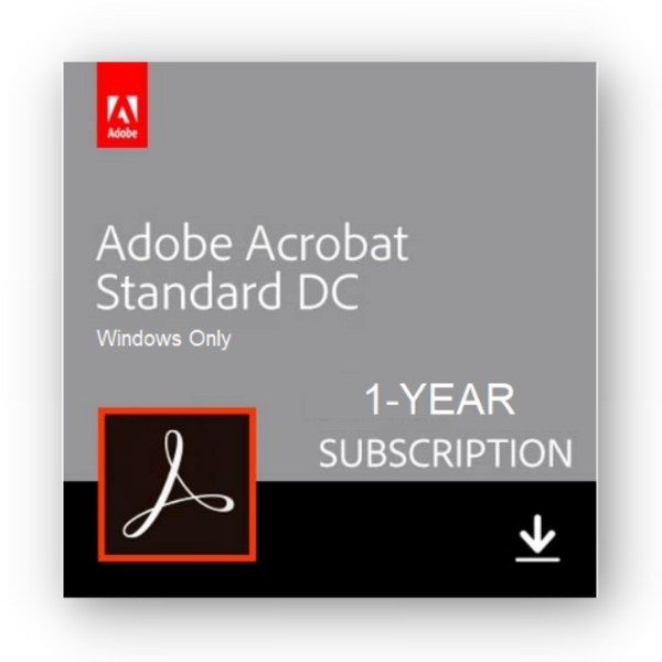 Acrobat Standard DC 1U Windows only