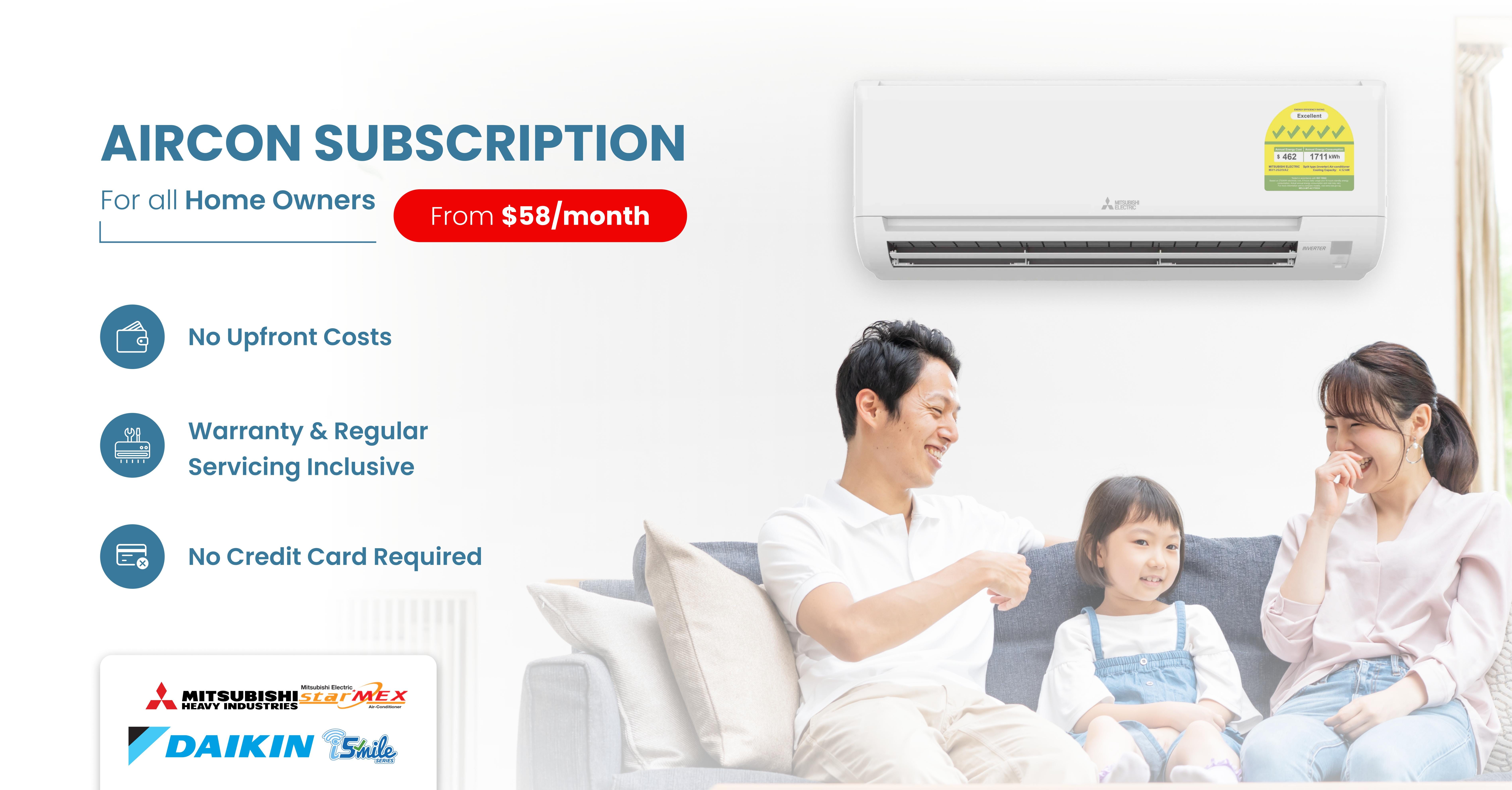 daikin aircon subscription plan
