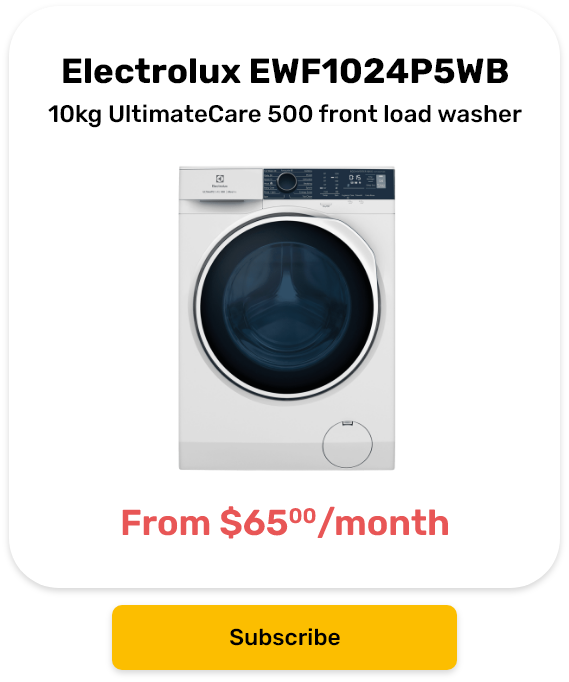 Electrolux 10kg UltimateCare 500 front load washer