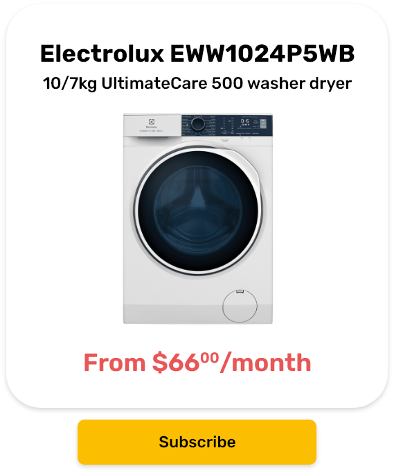 Electrolux 10/7kg UltimateCare 500 washer dryer
