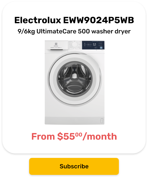 Electrolux 9/6kg UltimateCare 500 washer dryer
