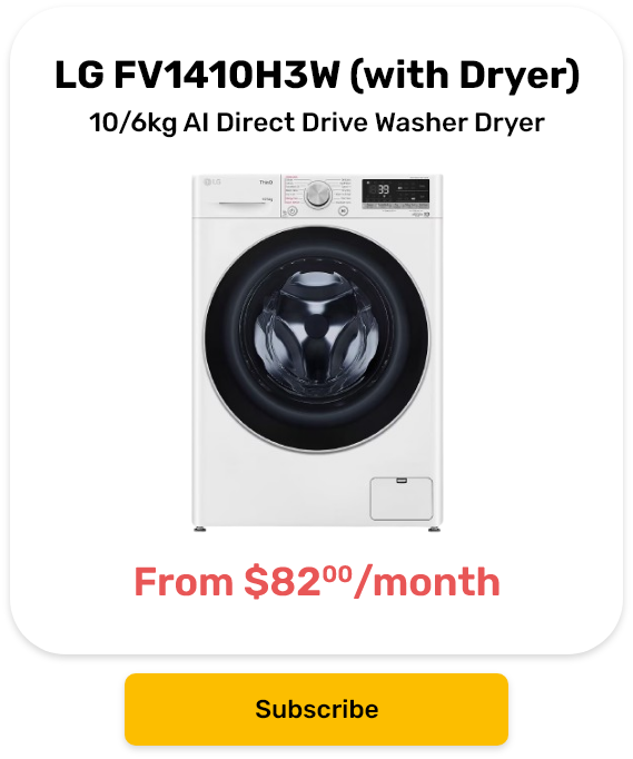 LG 10kg, AI Direct Drive Front Load Washing Machine