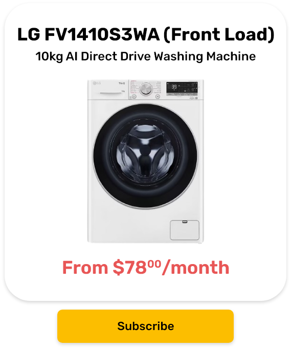 LG 10/6kg, AI Direct Drive Front Load Washer Dryer