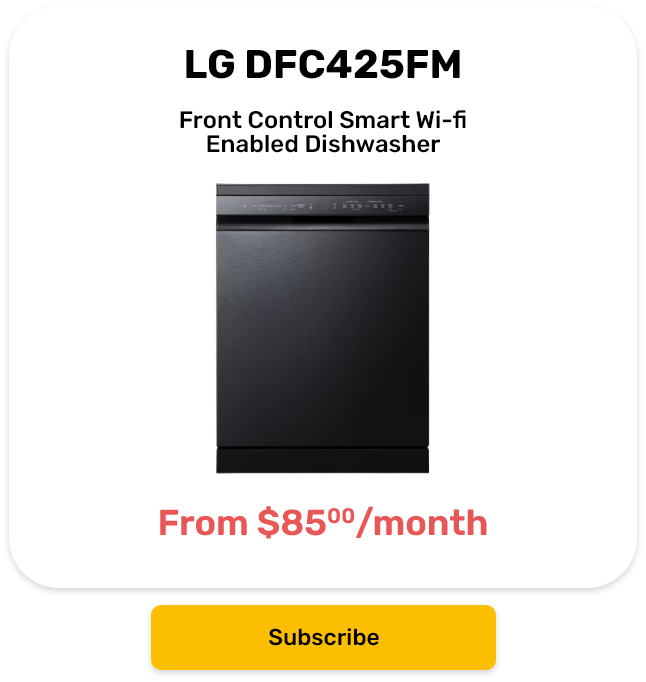 LG Front Control Smart Wi-fi Enabled Dishwasher in Matt Black 