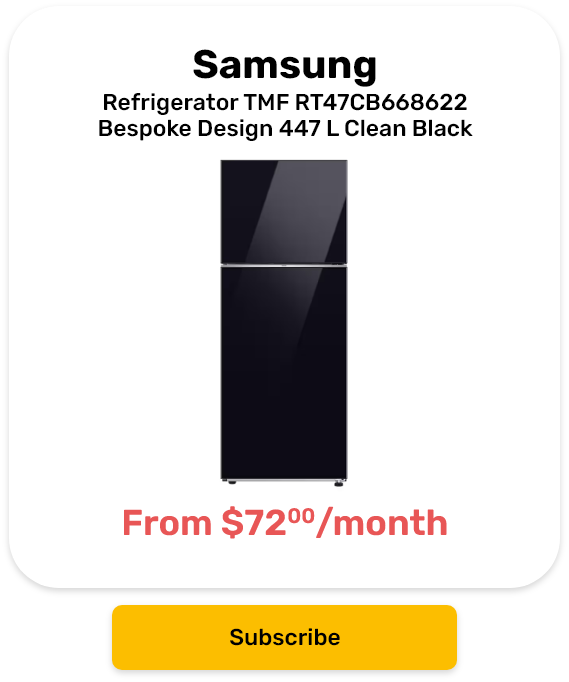 Samsung Refrigerator TMF RT47CB668622 Bespoke Design 447 L Clean Black