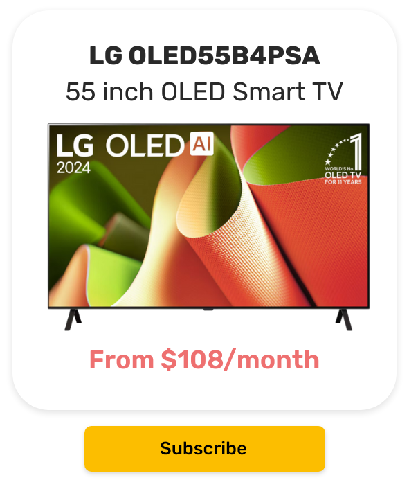 LG OLED TV AI B4 55 inch 4K Smart TV 2024 (OLED55B4PSA)