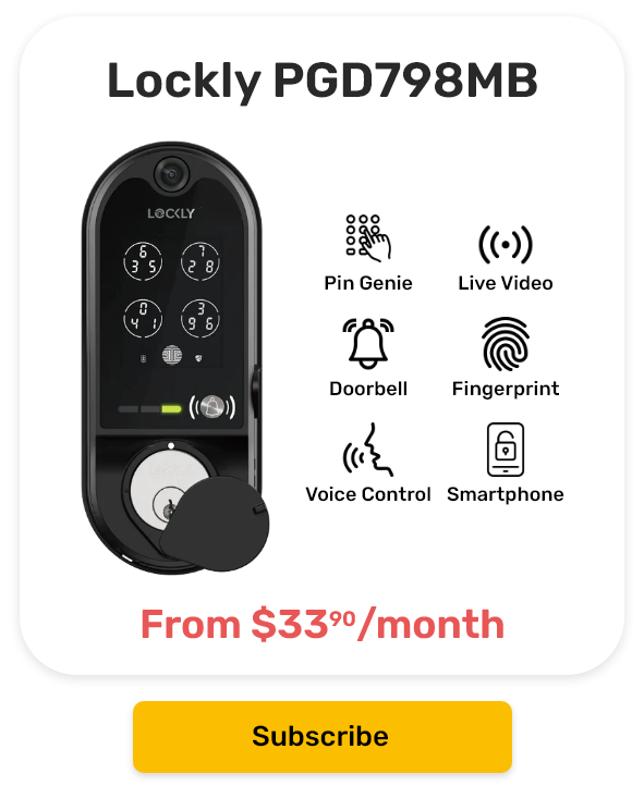 Lockly PGD798MB Digital Lock