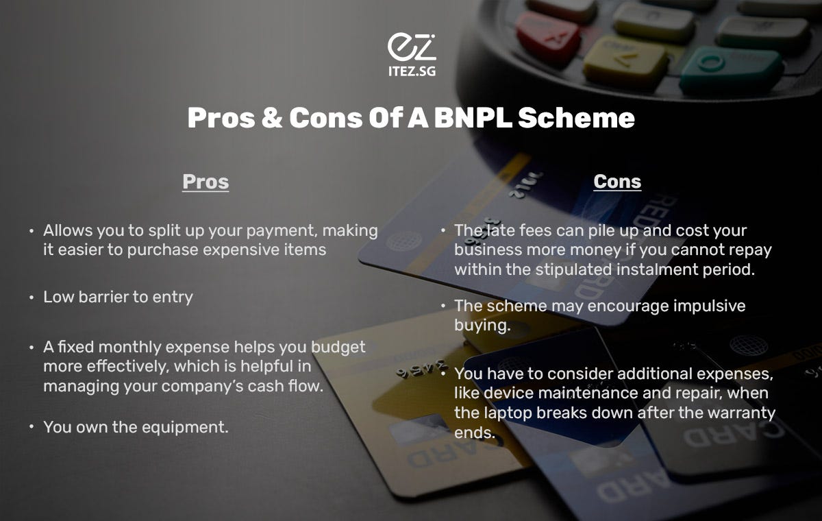 Pros & Cons of A BNPL scheme Hardware subscription in Singapore