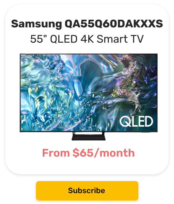 Samsung 55" QLED Q60D 4K Smart TV (2024) (QA55Q60DAKXXS)