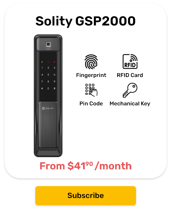 Lockly PGD728FMB Fingerprint Digital Lock 
