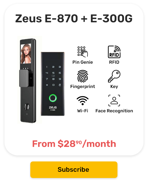 zeus-e870-e300g Digital Lock